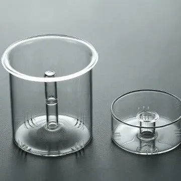 SoraTea Théière Japonaise en Verre avec Anse Carrée en Bois – 1,2 L