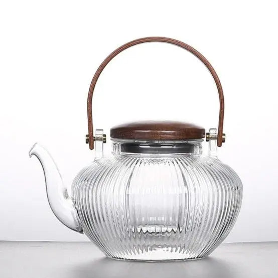 Théière Japonaise en Verre avec Infuseur 800ML — Édition Signature