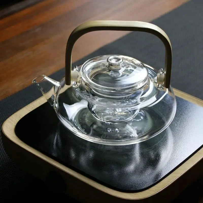 Théière Scandinave en Verre Plat 800 ml - NordicLine