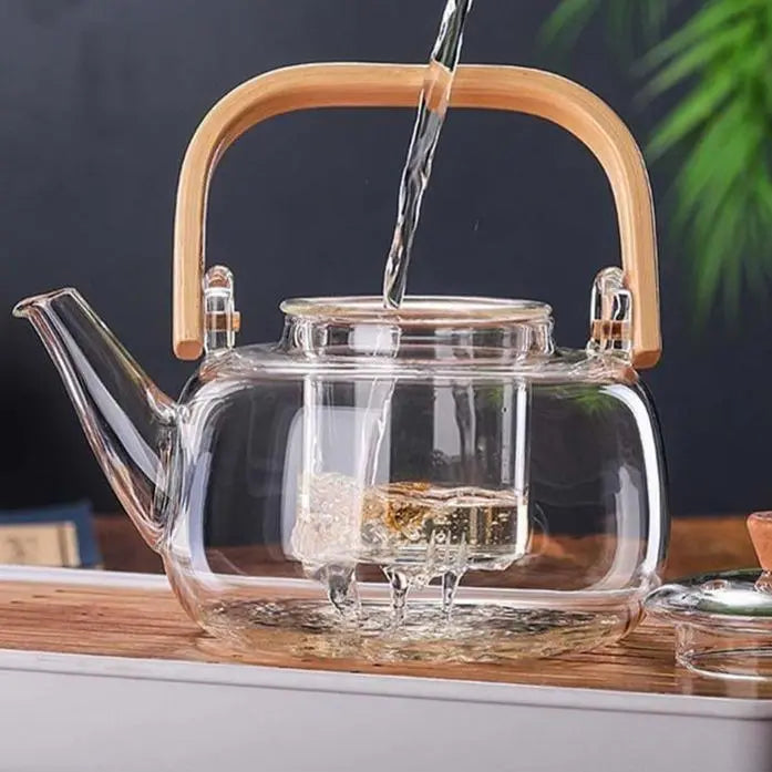 ScandiGlass Théière en Verre avec Infuseur 1L