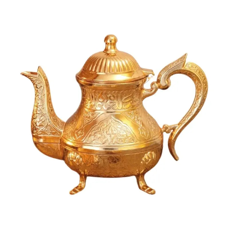 Théière Turque Vintage en Zinc 1L — Édition Prestige