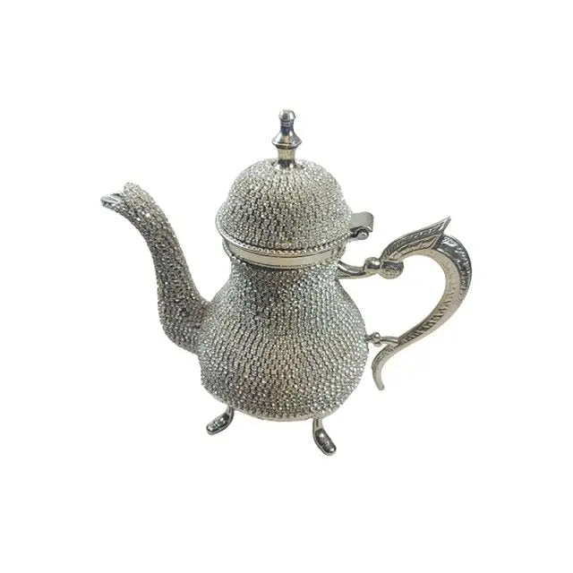 Théière Turque Prestige en Zinc avec Cristaux Swarovski 500ML