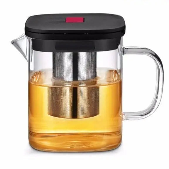 CubeGlass Théière en Verre – 600 ml / 1 L