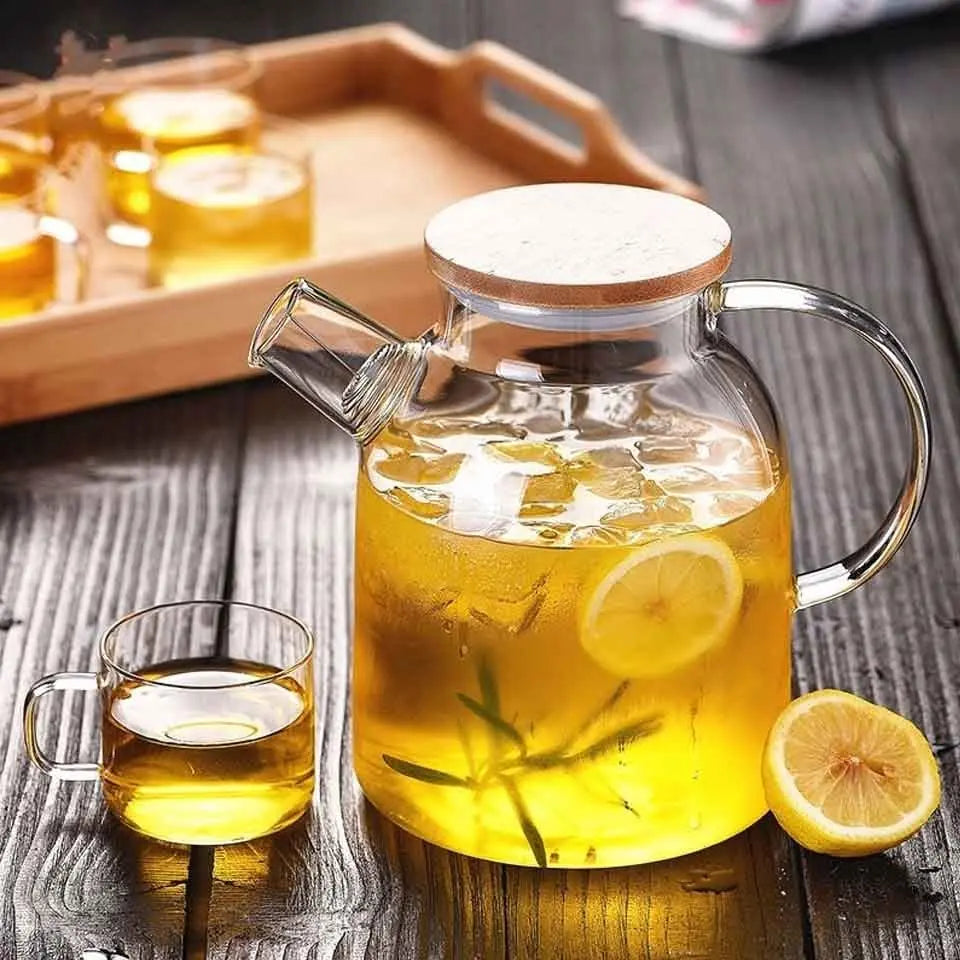 Théière en Verre Haute 1.6L — Édition Premium