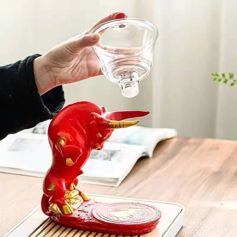 Taureau Rouge – Théière en Verre Originale – 400 ml