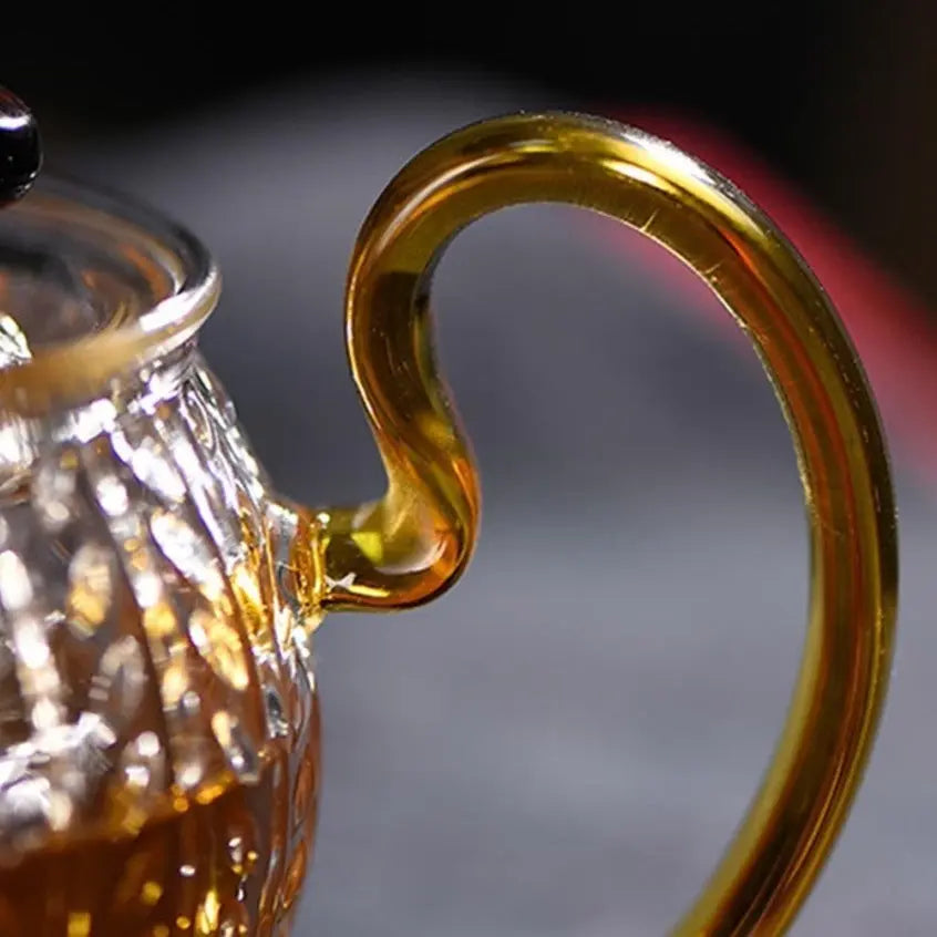 Théière en Verre à Motifs – Capacité 300–500 ml
