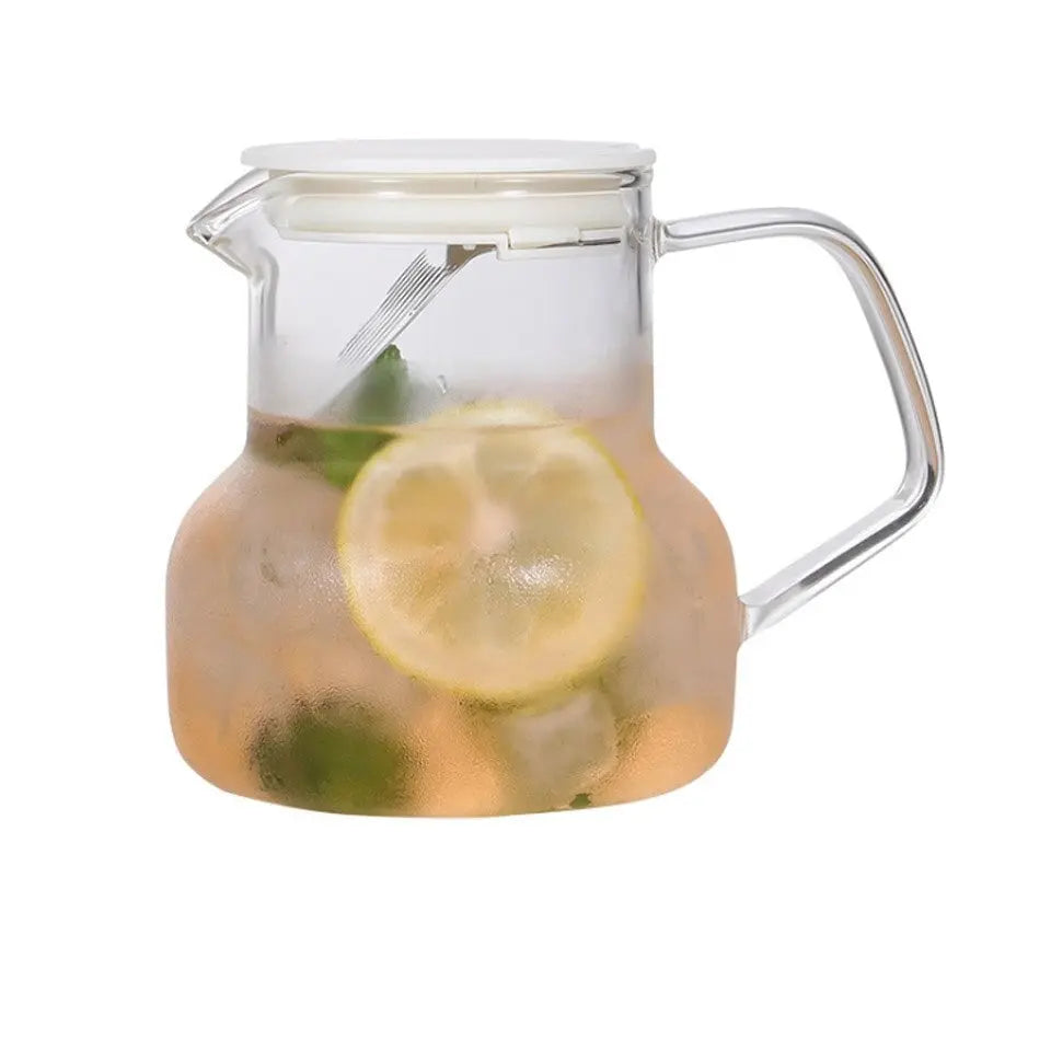 Théière en Verre Premium avec Filtre – 1L